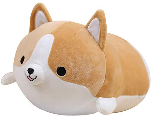 Süßer Shiba Inu Plüschhund Kuscheltier - Anime Plüschtier Hund Tier Spielzeug 13,7 Zoll