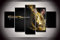 104Tdfc Bilder leinwandbilder 5 teilig Malerei Michael Jackson. Wandbild 5 teilig Leinwand Bilder Moderne Wandbilder XXL Wohnzimmer Wohnkultur 150X80Cm Rahmen