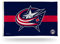 Rico Industries NHL Hockey Columbus Blue Jackets Navy with Red Stripe 3' x 5' Banner Flag Single Sided - Indoor or Outdoor - Home Decor