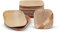 FOOGO Green 50pcs Disposable Mini Palm Leaf Plates, XSmall 4(10cm) Square, for Sauces and Ketchup Pots, Eco Friendly, Bio Compostable, Like Dip Bowls Wooden Plates, Party Wedding