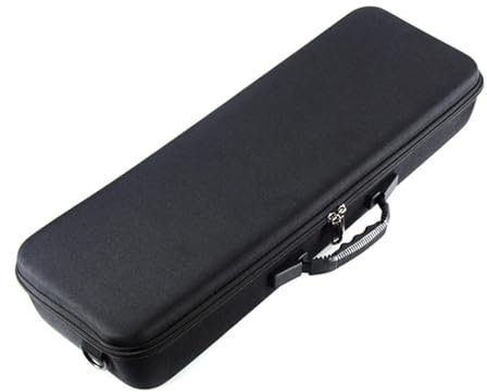 Custodia Rigida per Canna da Pesca | Borsa da Viaggio Impermeabile - Alta EVA Hard Shell Design Storage Bag, Nero, Consultare la
