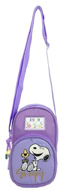 CYPBRANDS Unisex Kinder Snoopy Mini Bolso-1950 Tasche, dunkelviolett
