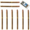 Paquete de 8 pernos de suspensión de 5/16-18 x 4-1/2 pulgadas, pernos de doble cabeza de 5/16-18 pulgadas, tornillo de clavija de madera autorroscante para tornillos de muebles, pernos de varillas