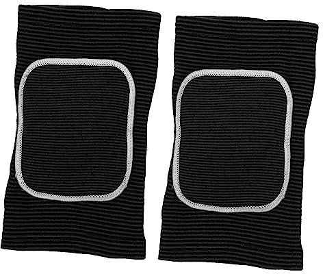 NIYANGLE 2 Pièces Protège Genoux pour Danse Support de Genou Élastique pour Adultes Protection pour Danse