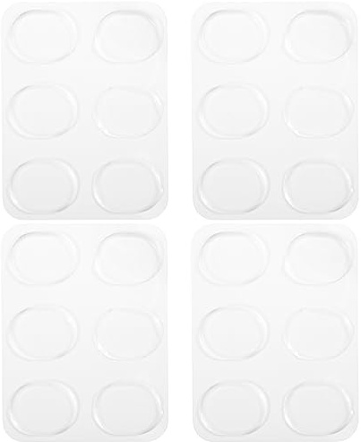 Sirxlevcy 24 Pieces Drum Dampeners, Drum Damper Gel Pads Drum Silencers Non- Soft Silicone Drum Mute For Drums Tone Control (Clear)