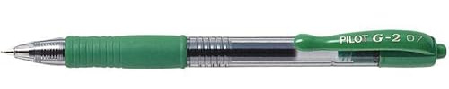 Pilot Gel Pen G2-7 0.7 (M) Stroke Width 0.4 mm Transparent Green Barrelaa