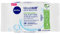 NIVEA MicellAir® Skin Breathe Lingettes Démaquillantes 25 pièces, Lingettes Démaquillantes pour tous les types de maquillage, Lingettes visage délicates en tissu 100% naturel