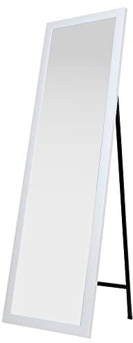 King Collection S1710537 King Home Specchio da Pavimento con Cornice, Bianco, 40 x 150 H