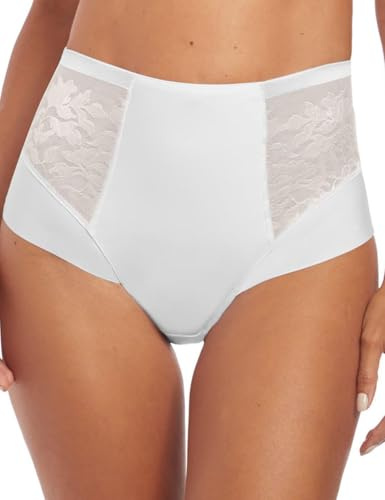 Fantasie Women's Illusion High Waist VPL-Free Brief, White, XXL