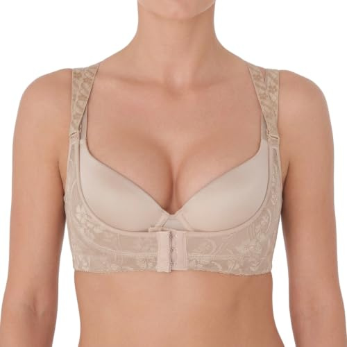 Boolavard Oktoberfest Dirndl Push-Up/Büstenhebe Beige & Schwarz Gr. S-XXL.