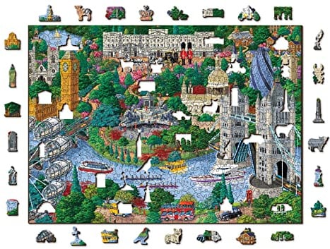 Wooden City Wooden Puzzle London Sights 750 XL
