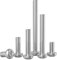 M4 (4mm x 70mm) Phillips Pan Machine Screws (Bolt) - Stainless Steel (A2) (Pack of 20) DIN 7985