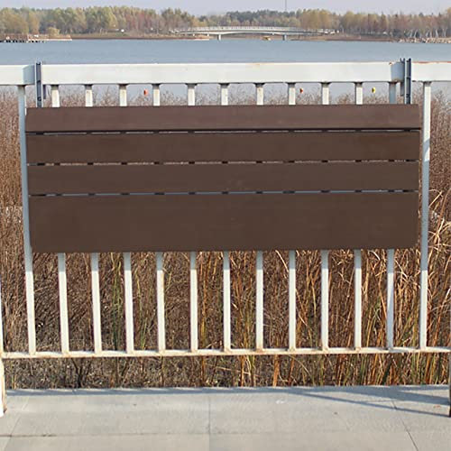 WXZX Balkonhängetisch Balkontisch Klappbar Hängetisch Einhängen Klapptisch,3-Fach Höhenverstellbar Für Outdoor,Balkon,Terrasse,Polyrattan,Outdoor-Tisch ( Size : 120x37cm/47.24x14.56inch ),Onecolor