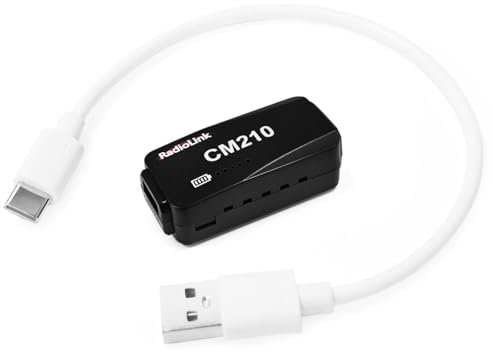Radiolink CM210 Faster 2s LiPo Battery Charger Mini Size USB Type-C Connector, Power Supply Self-Adapting for RC A560 3D Airplane PNP