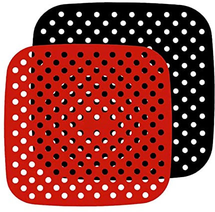 Friteuse à air Réutilisable Friteuse à air chaud Résistant à la chaleur Papier sulfurisé en silicone pour four, papier sulfurisé, lavable au lave-vaisselle, réutilisable