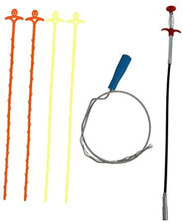 DOITOOL 1satz Abflussreinigungswerkzeugen Effizientes Haar Und Verstopfungsentfernungstool Für Küchen Badezimmer Und Badewannen Flexibel Und Langlebig Für Verstopfte Abflüsse