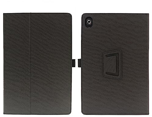 INSOLKIDON Kompatibel mit HiGrace OC101 10.1 INCH 2023 Tablet Hülle mit Standfunktion Slim PU Leder Schutzhülle [Auto Schlaf/Aufwachen] Klappbare Schutzhülle (Schwarz)