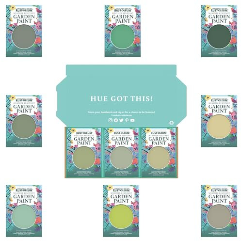 Rust-Oleum Garden Paint in Matt Finish – Rich Greens Tester Box