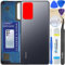 LUVSS Vitre Arrière pour Xiaomi Redmi Note 10 Pro Gris Coque Cache Batterie, Adhésifs, Kit Outils, Guide De Réparation