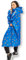 Jubi® Regenponcho Damen aus 100% Recycled Polyester - Blau- Nachhaltig, Leicht & Wasserdicht