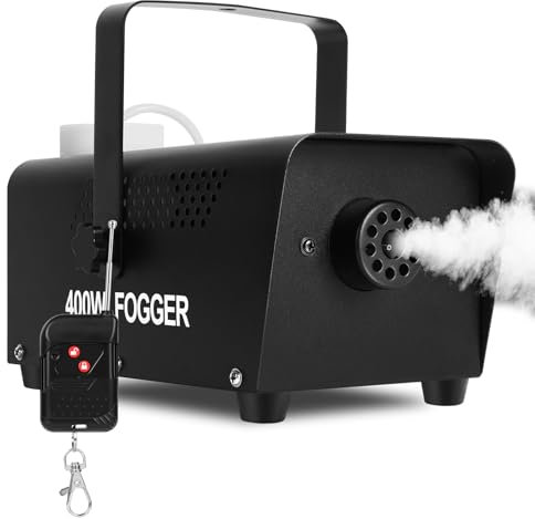 HOTUT Nebelmaschine,Fog-Machine mit Funkfernbedienung,Rauchmaschine,500 WATT Stabil & Tragbar,Smoke Machine,Nebelhersteller perfekt für Hochzeiten, Halloween und Bühnenshows
