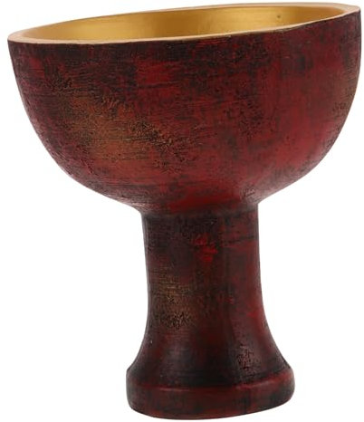 OKUMEYR Resin Holy Grail Wine Cup Decorative Chalice Chalice Prop Religious Worship Holy Sacrifice Cup