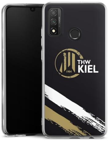 DeinDesign Hard Case kompatibel mit Huawei P Smart (2020) Schutzhülle transparent Smartphone Handy Hülle THW Kiel Logo Handball