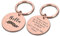 Personalisierte Katze Hund Haustiere ID-Tag Schlüsselanhänger Gravierter Haustier-ID-Name für Katze Welpen Hundehalsband Tag Anhänger Schlüsselanhänger Knochen Haustierzubehör,Rose Rot,30mm