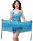 Bauchtanz Rock Hüfttuch, Pailletten Tassel Bauchtanz Rock Tanz Hip Belt Latin Dance Hula Hip Schal Performance Outfit für Frauen Mädchen