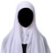 MoreChioce Kopftuch Damen Hijab, Elegant Chiffon Muslimische Hijab Turban Schal Islamische Kopfbedeckung Bequem Kopftücher Hidschab Headscarf Kopf Wraps Nackenbandana Lange Schals,Weiß