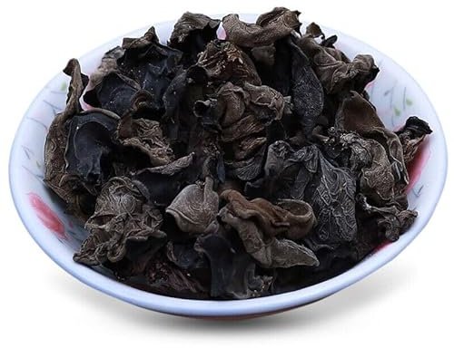 Champignon Noir Séché Thé aux Herbes Chine Original Thé Parfumé Bon Thé Naturel Organique Thé aux Fleurs Aliments Verts sans Additifs Thé aux Herbes (500g)