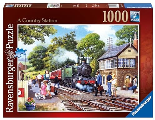 Ravensburger Country Station 1000 Piece Jigsaw Puzzles for Adults and Kids Age 12 Years Up