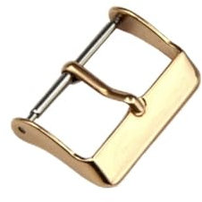 Holibanna Edelstahl-uhrenarmbandschnalle 24 Mm Uhrenverschluss Herren Damen Uhrenzubehör Goldene Farbe