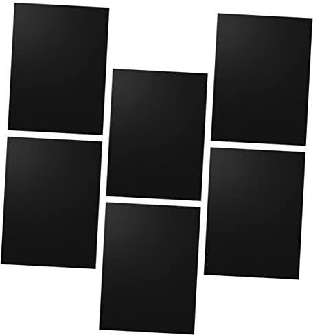 Toddmomy 6stücke BBQ Grillmatten Set Antihaft Hitzebeständig Wiederverwendbare Backmatte Für Gasgrill Und Ofen Für Und Hochtemperaturbeständig Schwarz