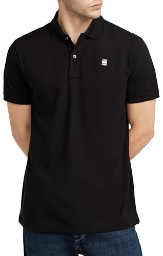 G-Star Para Hombre Polo Dunda Slim , Negro (dk black D11595-5864-6484), S
