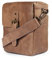 MegaGear MG1702 Torres Mini Kameratasche - Kuriertasche aus echtem Leder für Spiegellose, Sofortbild- und DSLR Kameras - Mink