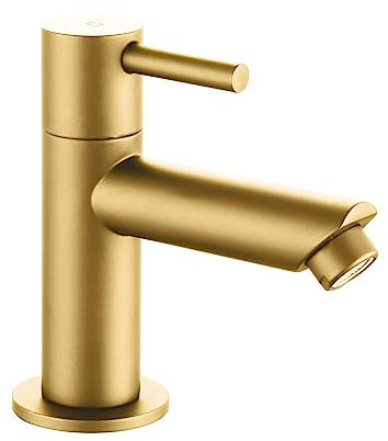 Aloni Kaltwasserhahn Gold gebürstet 1/2