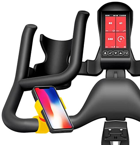 Damoaa Porte Telephone Velo Appartement Universel valable pour Toutes Les Tailles de Smartphones Support Portable Velo Appartement Support Smartphone Velo Appartement (Yellow)