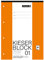 PARTY DISCOUNT NEU BRUNNEN Kieserblock Lineatur 01, 80g, 50 Blatt, gelocht