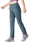 YSENTO Damen Outdoorhose Wanderhose Quick Dry Atmungsaktiv Leicht Camping Arbeitshose Trekkinghose mit Taschen(Blau,M1)