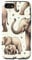 iPhone SE (2020) / 7 / 8 Elephants Love Pattern Beautiful Elephant Case