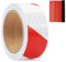 TESSTSY Reflektierendes Klebeband Rot Weiß, 5cm x 10m Reflektorband Selbstklebend, Warnmarkierung Rot Weiß, Reflektorfolie Selbstklebend, Warnaufkleber Reflektorband für Autos,Anhänger