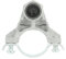 Angle Grinder Conversion Universal Head Adapter Kit Stainless Steel Universal Joint Angle Grinder Modification Tool for Shovel Cutting