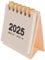 MAGICLULU Mini-Tischkalender 2024–2025 Kleiner Tischkalender 2025 Mini-Monats-Desktop-Stehkalender Klappkalender Mit Metallring Doppeldrahtbindung 2 75 Zoll