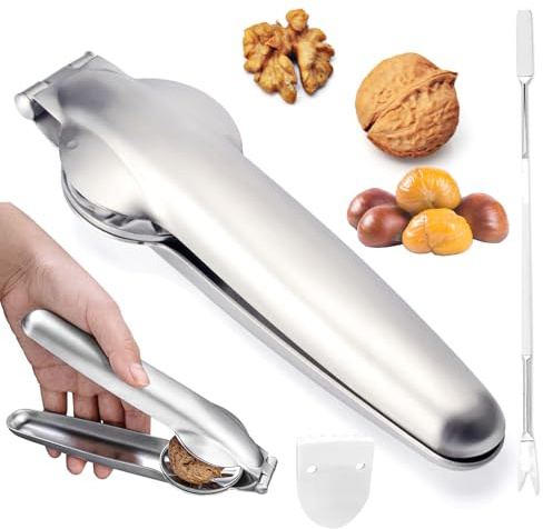 Chestnut Cutter, Chestnut Tongs Stainless Steel, Chestnut Opener Chestnut Cutter, Robust Nutcracker for Walnuts, Dry Fruit, Chestnut Nuts, Sheller, Chestnut Cutter, Versatile Chestnut Cutter