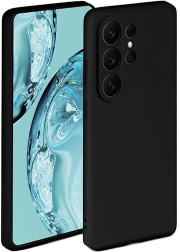 ONEFLOW Soft Case für Samsung Galaxy S26 Ultra Hülle aus Silikon mit Kameraschutz, Silikonhülle mit erhöhtem Schutz fürs Display, Backcover Schutzhülle, weiche Handyhülle, Schwarz