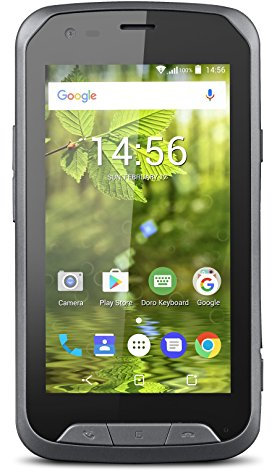 Doro 8020X Rugged 4G UK SIM-Free Smartphone - Black/Silver