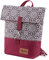 millybo SWEET Fahrradtaschen für Gepäckträger Damen & Herren, Fahrrad Tasche Hinten 3-in-1 Gepäckträgertasche und Rucksack, wasserfest (800.006 Lace-Burgundy)
