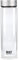 Built Tiempo Insulated Glass Water Bottle, BPA Free Borosilicate Glass / Stainless Steel Flask, Silver, 450ml