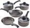 Judge Everyday 5 Piece Cookware Set, Non-Stick Pot Set, 5-Pieces 16cm 18cm 20cm Saucepans, 20cm 24cm Frying Pans, Aluminium Pots with Heat Resistant Handles, Not Suitable for Induction Hobs